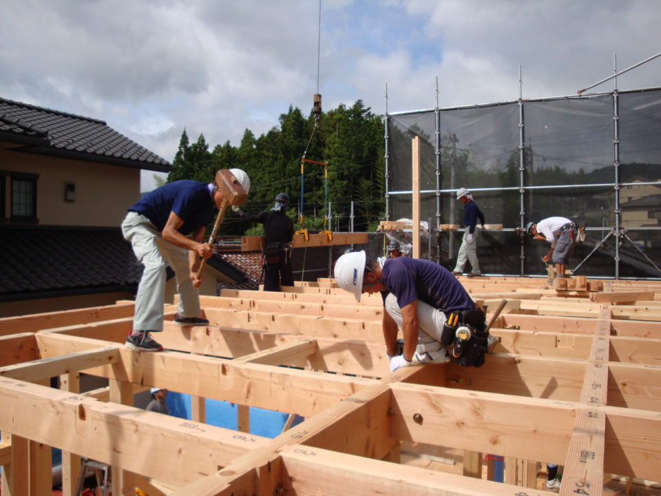 建て方工事