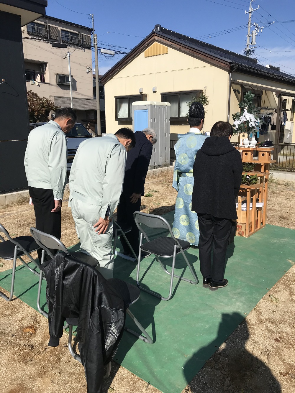 地鎮祭の写真