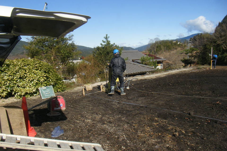 地盤調査工事