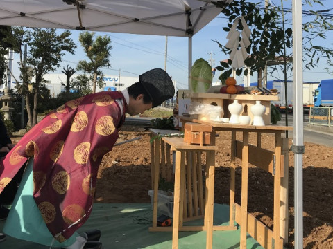 地鎮祭の写真