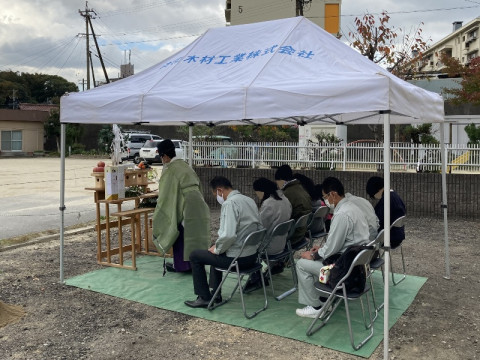 地鎮祭の写真