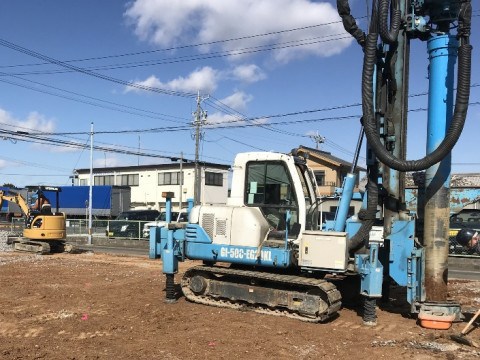 地盤補強工事の写真