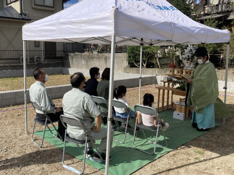 地鎮祭の写真