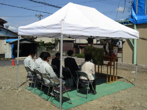 地鎮祭の写真